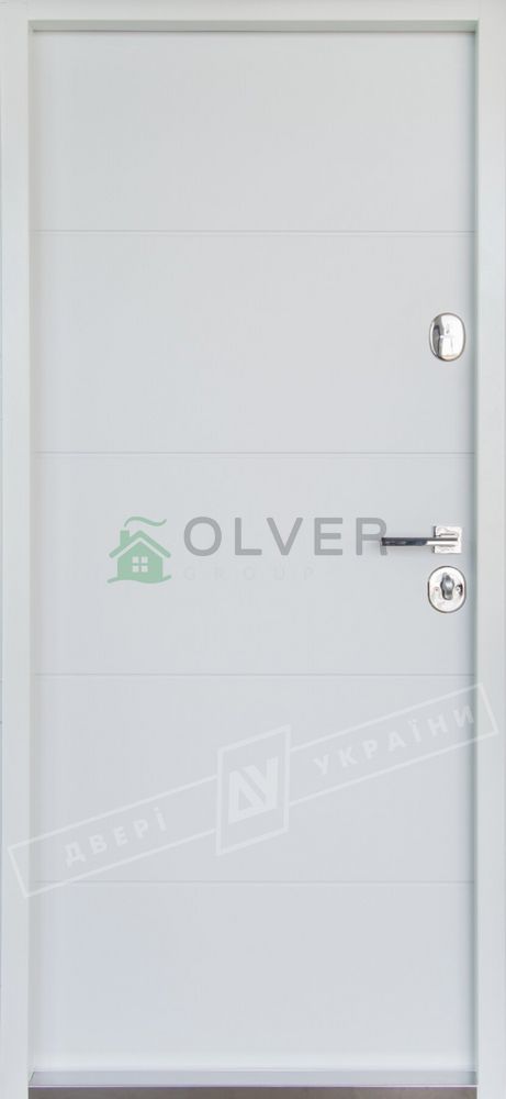 Купити Двері вхідні серії "ІНТЕР" модель Стелла антрацит / 980х2040 / Ліва (84902) - OLver Group |  - ДВЕРІ УКРАЇНИ
