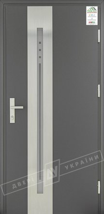 Купити Двері вхідні вуличні серії "GRAND HOUSE 73 mm" / Модель №8 / 970х2080 / Права (87250) - OLver Group | Вхідні двері «ДВЕРІ УКРАЇНИ» - ДВЕРІ УКРАЇНИ