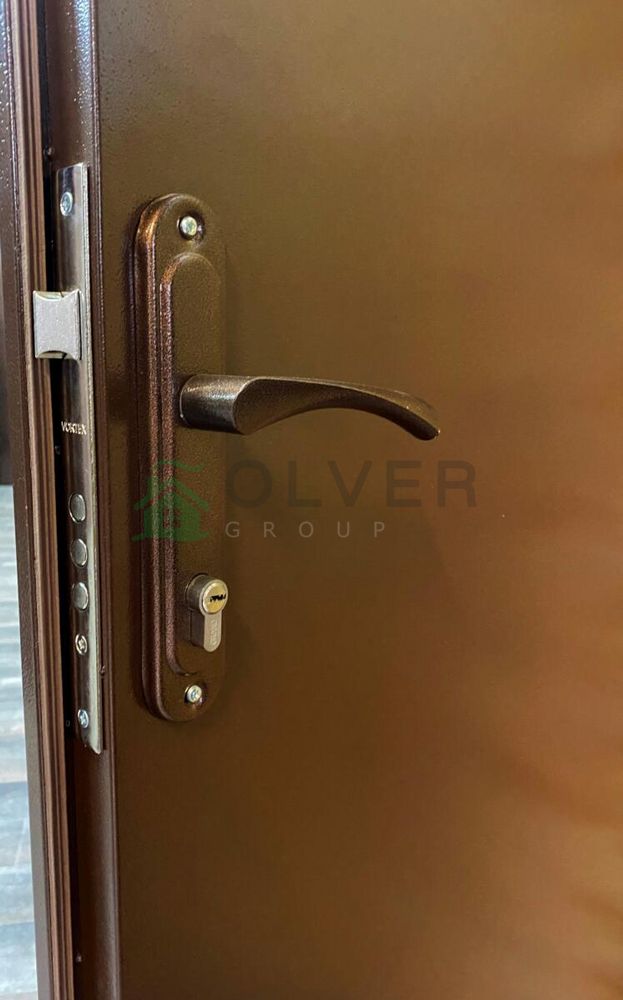 Купити Технічна 2 листа металу RAL8017 - OLver Group | Вхідні двері RedFort - RedFort