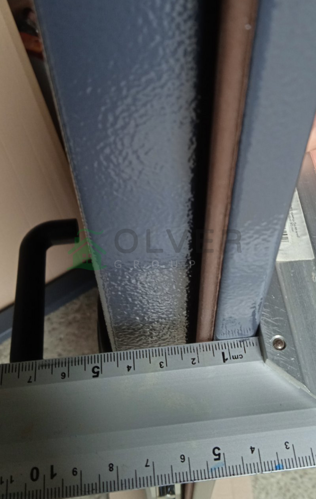Купити Технічна 2 листа металу RAL7024 (Сірі) - OLver Group | Вхідні двері RedFort - RedFort