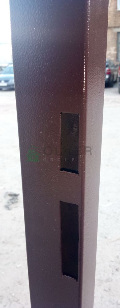 Купити Технічна 2 листа металу RAL8017 (коричневі) - OLver Group | Вхідні двері RedFort - RedFort