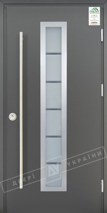 Купити Двері вхідні вуличні серії "GRAND HOUSE 73 mm" / Модель №4 / 970х2080 / Права (86438) - OLver Group | Вхідні двері «ДВЕРІ УКРАЇНИ» - ДВЕРІ УКРАЇНИ