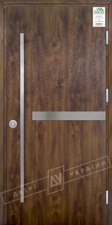 Купити Двері вхідні вуличні серії "GRAND HOUSE 73 mm" / Модель №8 / 970х2080 / Ліва (87258) - OLver Group | Вхідні двері «ДВЕРІ УКРАЇНИ» - ДВЕРІ УКРАЇНИ