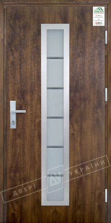 Купити Двері вхідні вуличні серії "GRAND HOUSE 73 mm" / Модель №1 / 970х2080 / Ліва (85215) - OLver Group | Вхідні двері «ДВЕРІ УКРАЇНИ» - ДВЕРІ УКРАЇНИ
