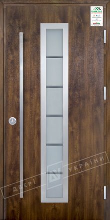 Купити Двері вхідні вуличні серії "GRAND HOUSE 73 mm" / Модель №1 / 970х2080 / Ліва (85207) - OLver Group | Вхідні двері «ДВЕРІ УКРАЇНИ» - ДВЕРІ УКРАЇНИ