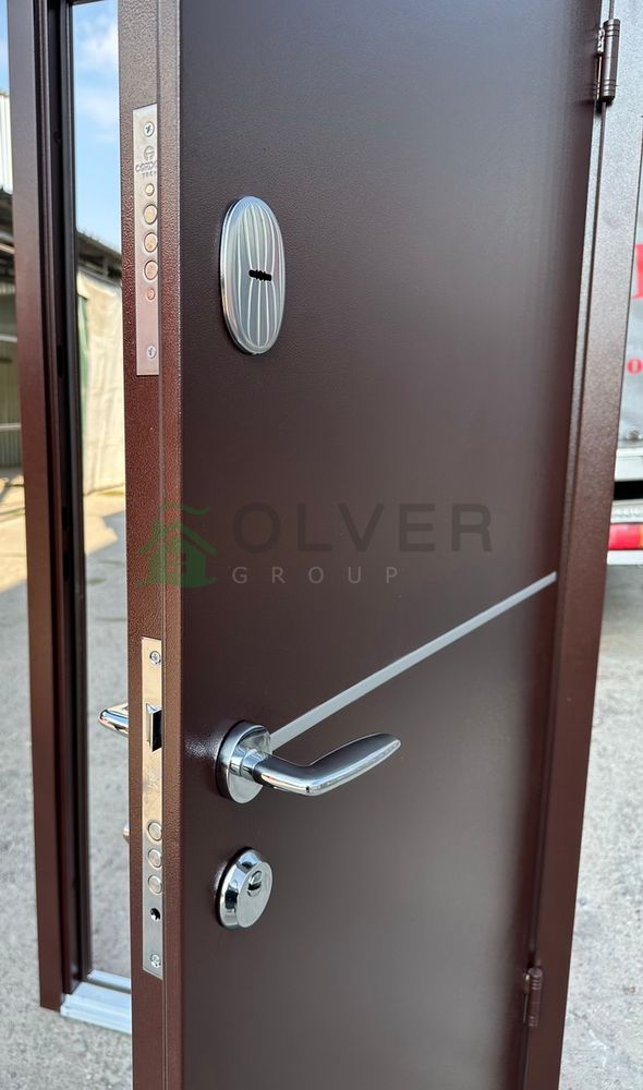 Купити Блейд вулиця  (метал-МДФ) коричневі - OLver Group | Вхідні двері RedFort - RedFort
