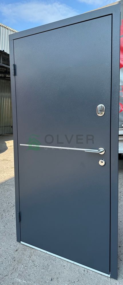 Купити Блейд вулиця  (метал-МДФ) антрацид - OLver Group | Вхідні двері RedFort - RedFort